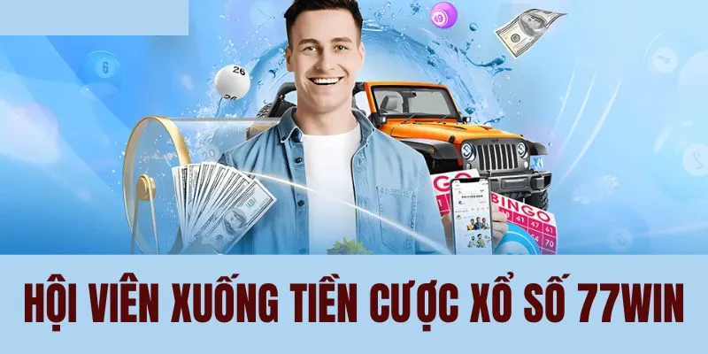 Hội viên xuống tiền cược xổ số 77WIN mỗi ngày